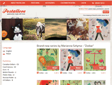 Tablet Screenshot of postallove.com